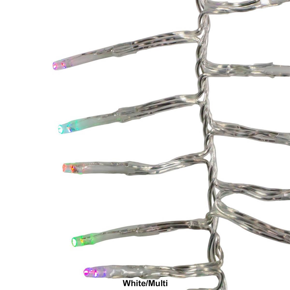 Kurt S. Adler 15.7ft. RGB LED Cluster Garland Christmas Lights