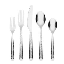 Cambridge(R) Else Mirror Hammered 20pc. Flatware Set