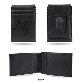 Mens NFL Tampa Bay Buccaneers Faux Leather Front Pocket Wallet