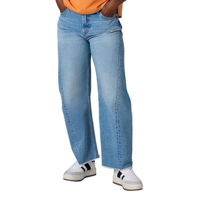 Womens CITY BLUES Barrel Leg Jeans