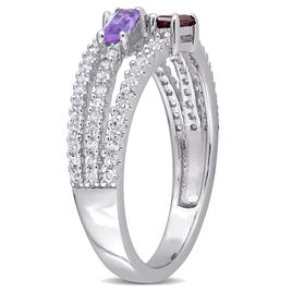 Gemstone Classics™ 3/4ctw. Blue Topaz & Sky Amethyst Fashion Ring