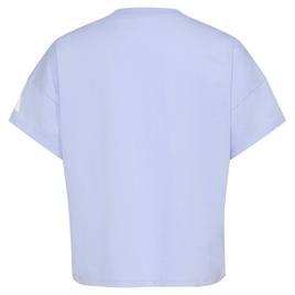 Girls (7-16) adidas® Drop Shoulder Solid Raised Logo Tee