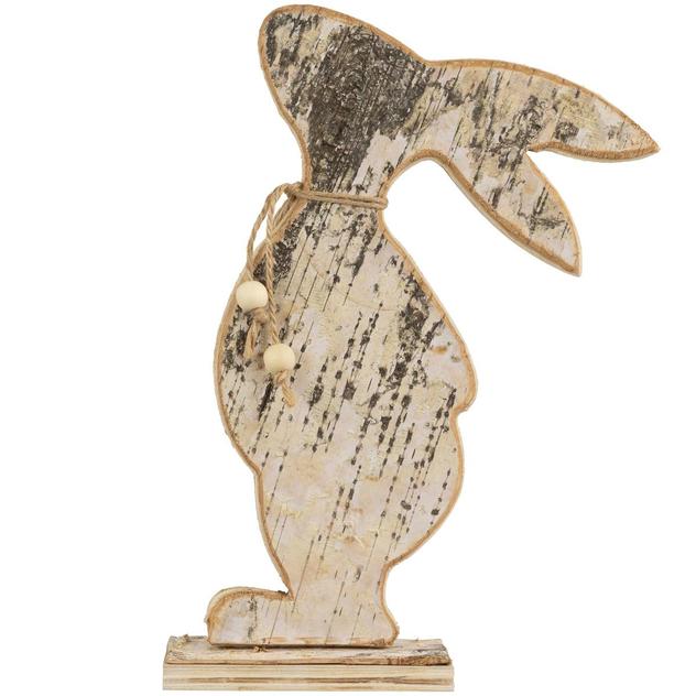 Northlight Rustic Wooden Rabbit Silhouette Easter Décor