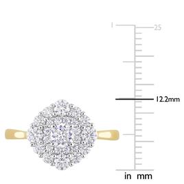 Gemstone Classics™ 10kt. Yellow Gold 1ctw. Moissanite Ring