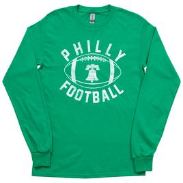 Mens Philly Football Tailgate Long Sleeve Tee