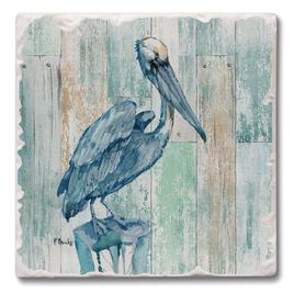 Thirstystone 4pk. 4.25in. Arianna Pelican Square Coasters Set