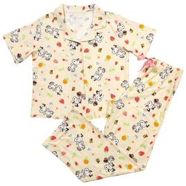 Womens Peanuts™ Short Sleeve Snoopy Fruits & Baskets Pajama Set