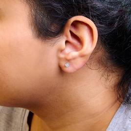 Haus of Brilliance 1/4ctw. Lab Grown Diamond Square Stud Earrings