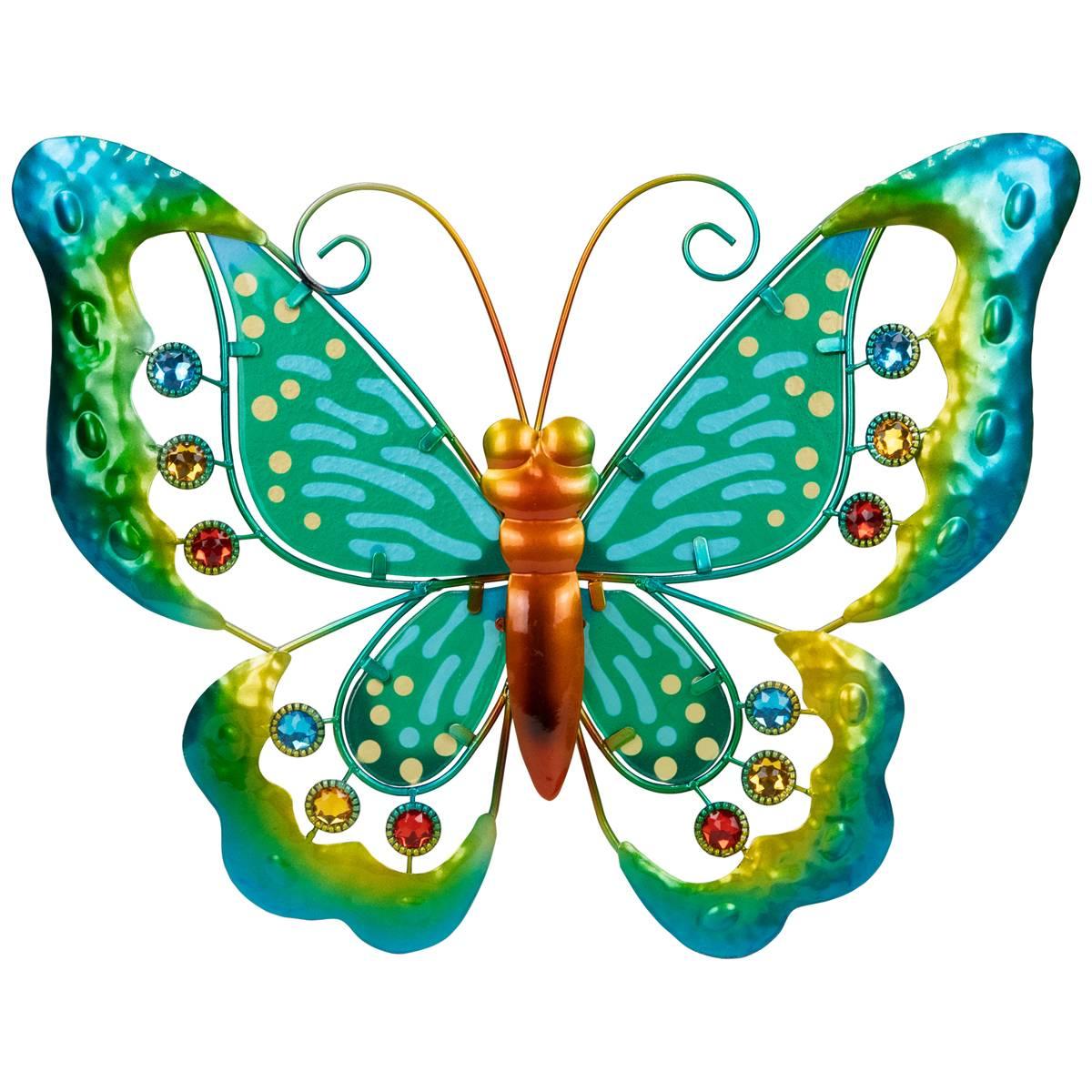 Northlight Seasonal Hanging Garden Wall Metal Butterfly