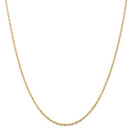 Gold Classics™ 1.5mm. Diamond Cut Extra-Light Rope Anklet