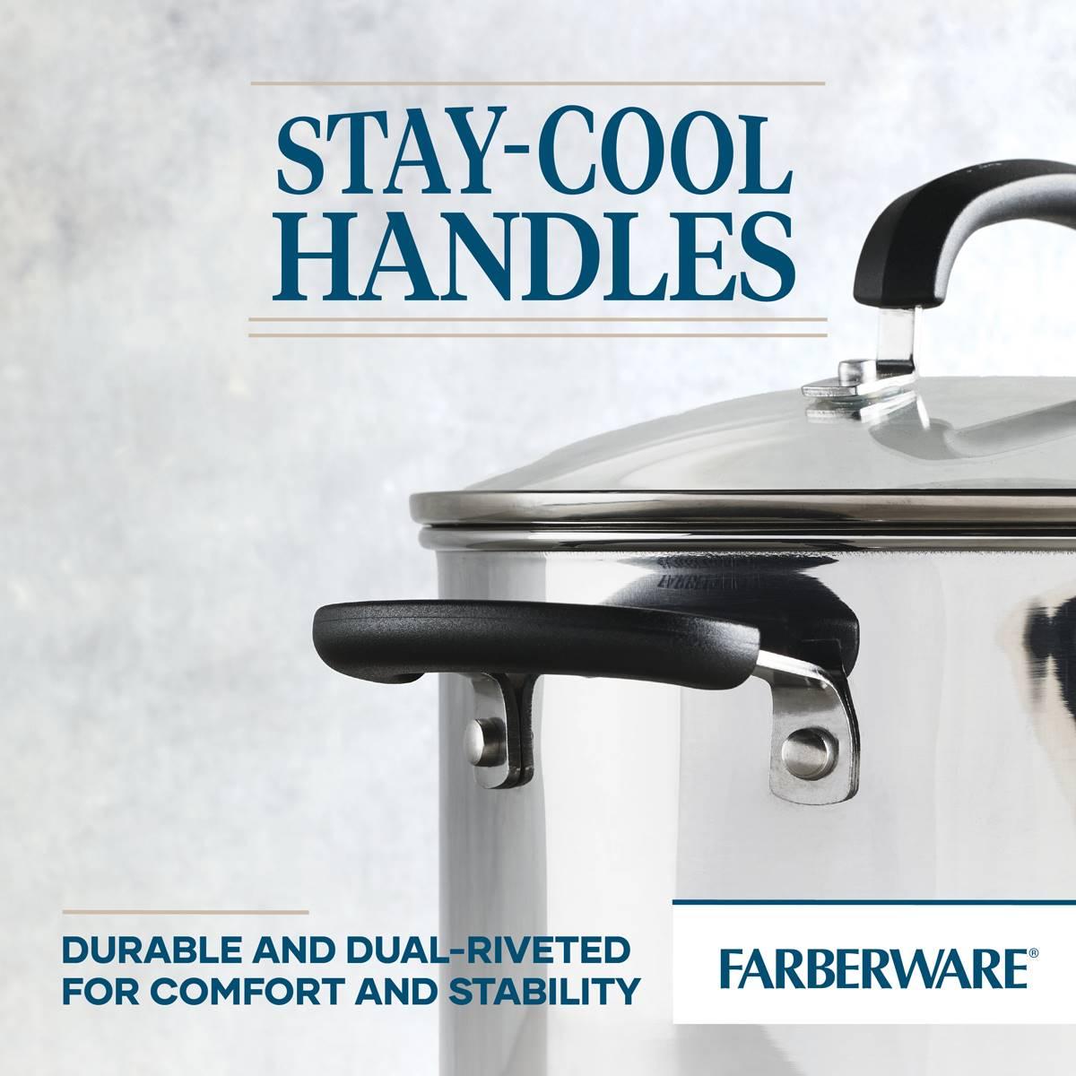 Farberware® Brilliance Stainless Steel 5qt. Dutch Oven w/ Lid