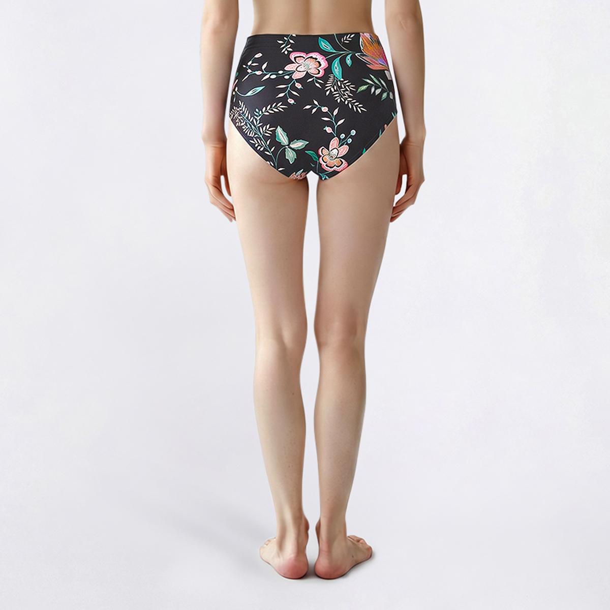 Womens Cupshe Floral Twist Front Hipster Swim Bottom