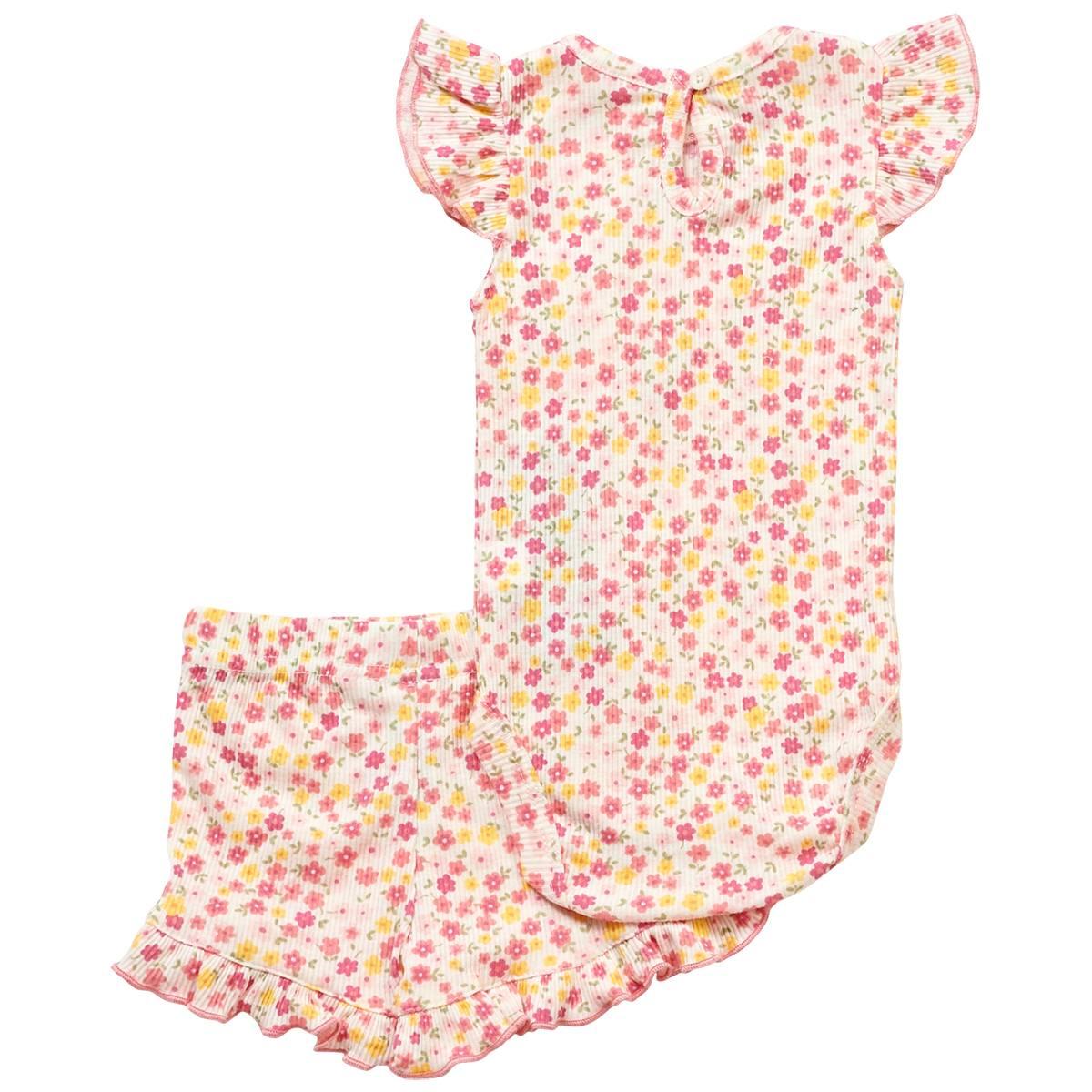 Baby Girl (NB-9M) Chick Pea® Ditsy Floral Short Set