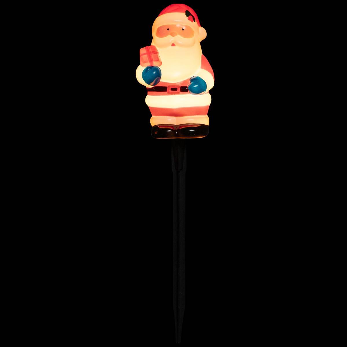 Northlight Seasonal Santa Christmas Pathway Markers - Set of 4