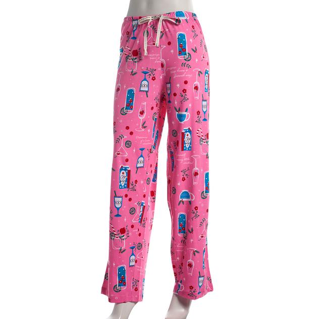 Womens HUE Merry Cocktails Pajama Pants
