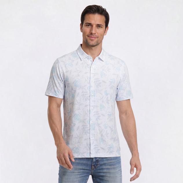 Mens PGA Tour® Coastal Fruits Button Down Shirt