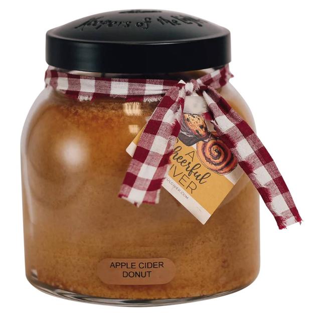 A Cheerful Giver® 34oz. Papa Apple Cider Donut Jar Candle