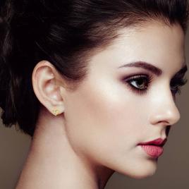 Haus of Brilliance 14kt. Gold 1/8ctw. Diamond Heart Earrings
