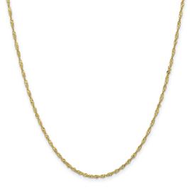 Gold Classics(tm) 10kt. 1.7mm 18in. Singapore Chain Necklace