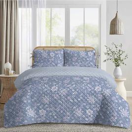 Sabrina Soto 200 Thread Count 3pc. Quilt Set w/ Bows - Jacobean