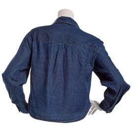 Juniors A. Byer Stretch Denim Button Up Shirt