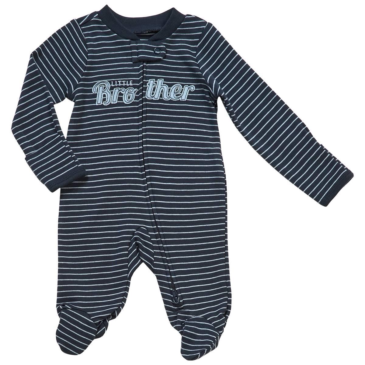 Baby Boy (NB-9M) Carters(R) Little Brother Stripes Sleep & Play