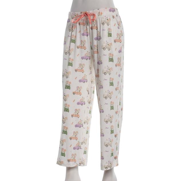 Petite MUK LUKS® Spring Buggy Cloud Knit Capri Pajama Pants