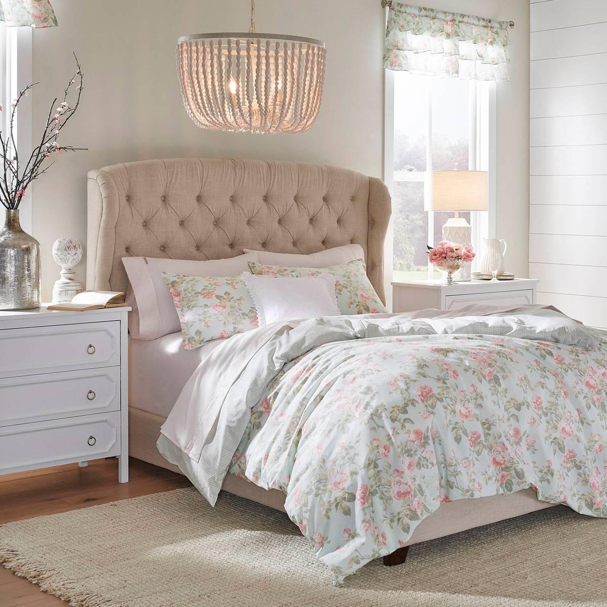 Laura Ashley Madelynn Cotton Reversible Duvet Cover Set