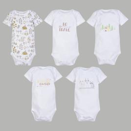 Baby Boy (NB-9M) MiracleWear(R) Woodland Print 5pk. Bodysuits
