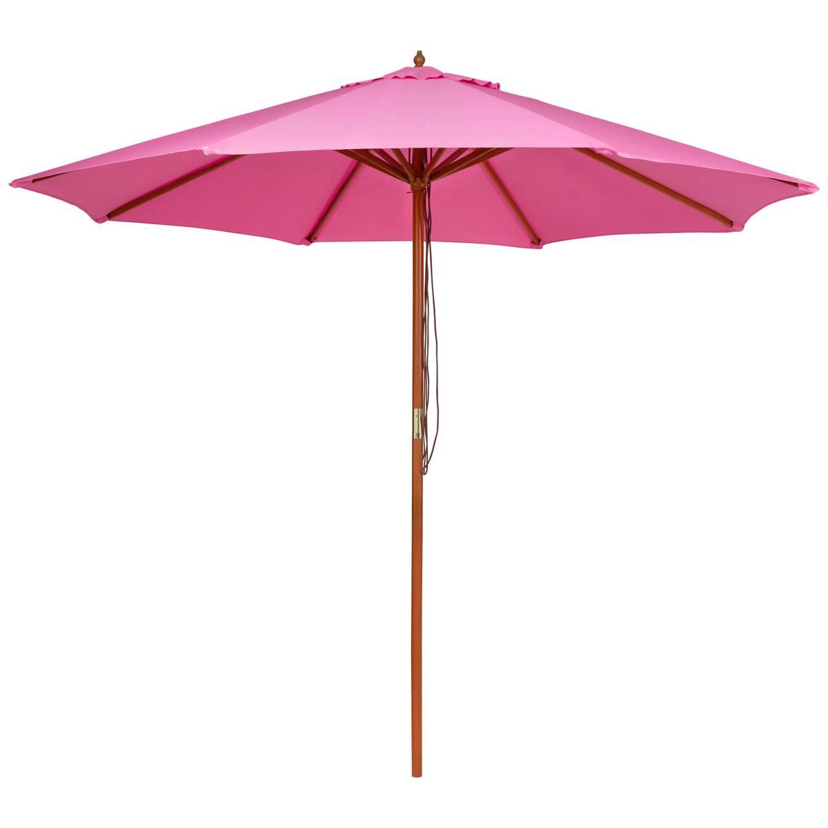 Northlight Seasonal Outdoor Patio Market Umbrella w/ Wooden Pole