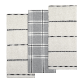 IZOD(R) Oxford 3pc. Kitchen Towel Set