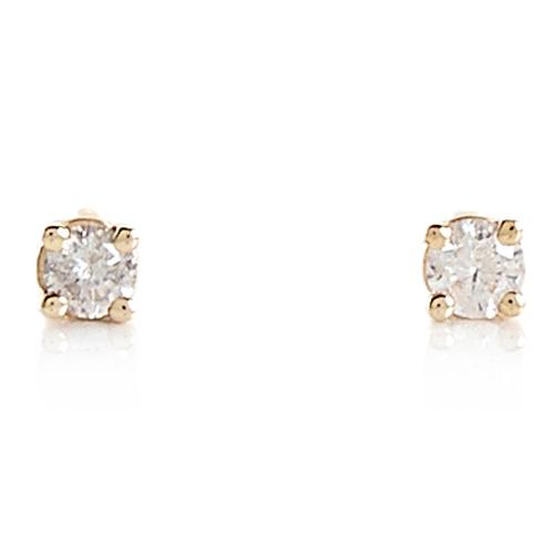 Diamond Classics™ 14kt. Round 1/10ctw. Diamond Earrings