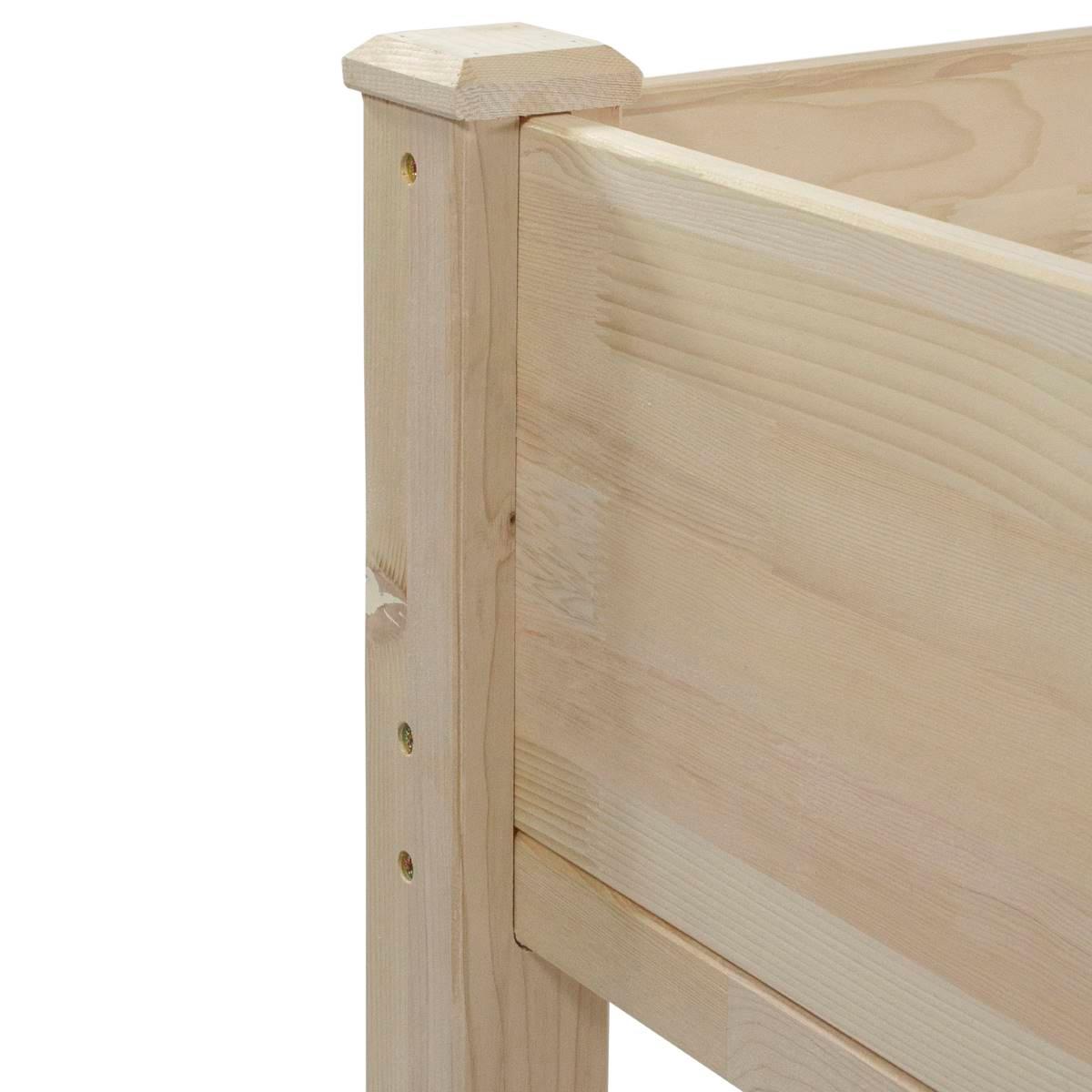 Northlight Seasonal 4ft. Raised Garden Bed Planter Box - Natural