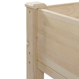 Northlight Seasonal 4ft. Raised Garden Bed Planter Box - Natural