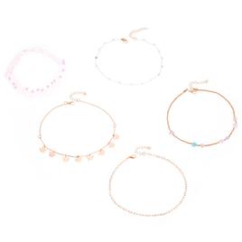 Ashley Flower/Butterfly 5pc. Choker Set
