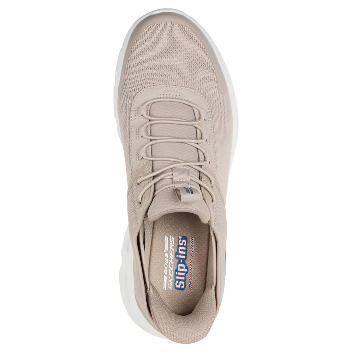 Mens Skechers Slip ins: Bobs Arc Waves - Slick Turn Ath Sneakers