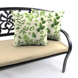 Jordan Manufacturing 2pk. Natik Aloe Leaves Outdoor Throw Pillows