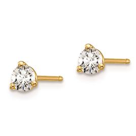 Pure Fire 14kt. Yellow Gold 1/3ctw. Lab Grown Diamond Earrings