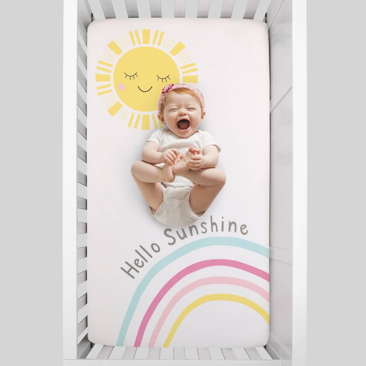 NoJo Happy Days Photo Op Crib Sheet