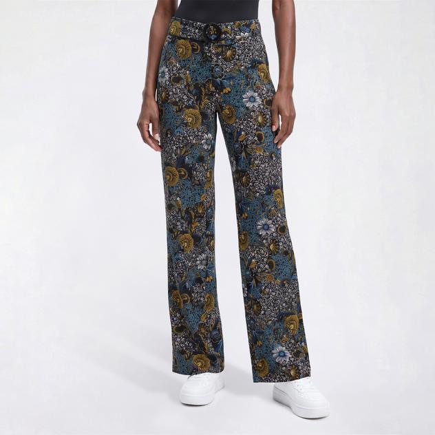 Womens Love Scarlet Floral Ditsy Wide Leg Pants