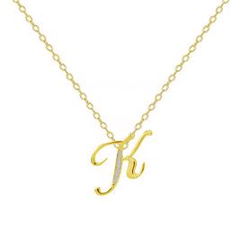 Accents by Gianni Argento Initial K Pendant Necklace