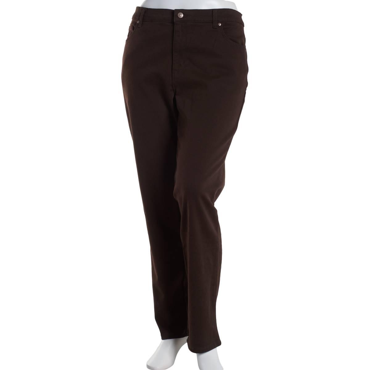 Plus Size Gloria Vanderbilt Amanda Twill Jeans - Short Length