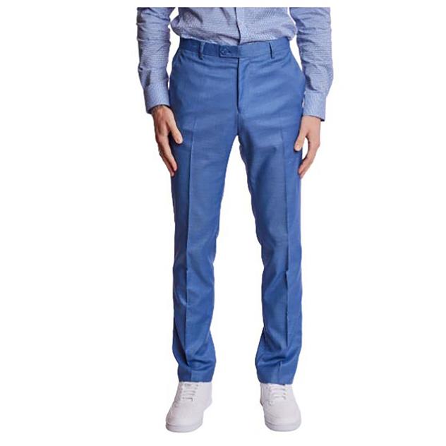Mens Paisley & Gray® Solid Suit Pants - Blue Shark