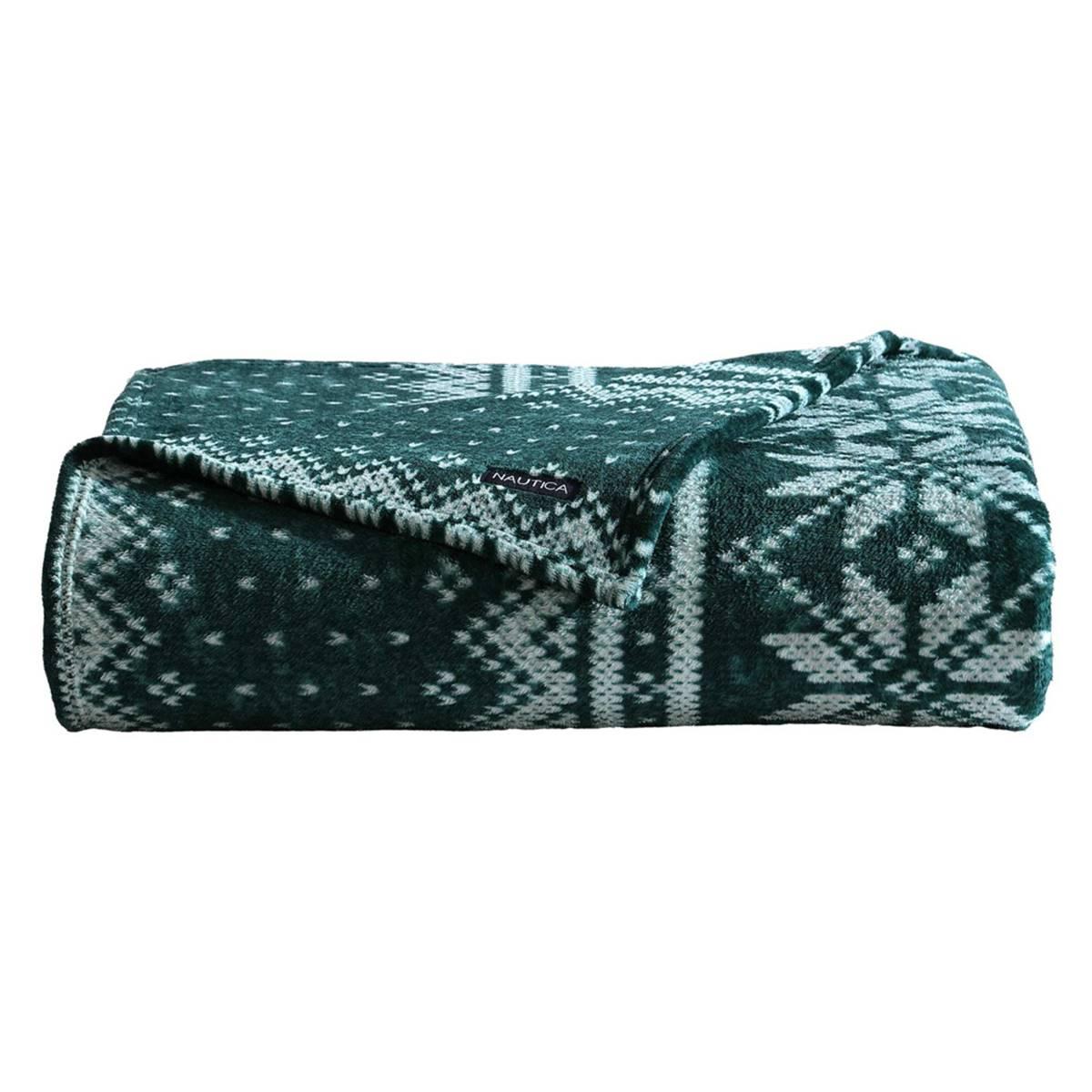 Nautica Fairisle Texture Blanket