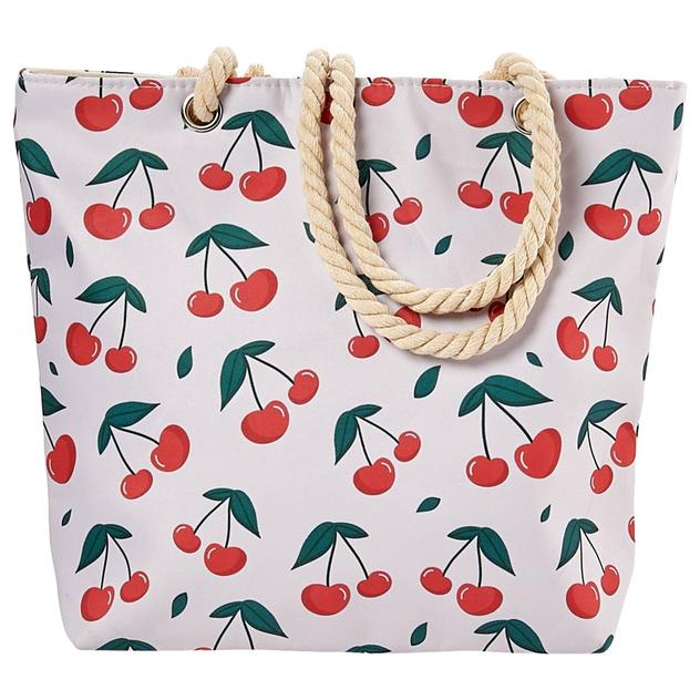 Renshun Canvas Cherry Beach Tote