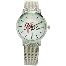 Womens Breast Cancer Awareness Hope Dial Watch - AM149