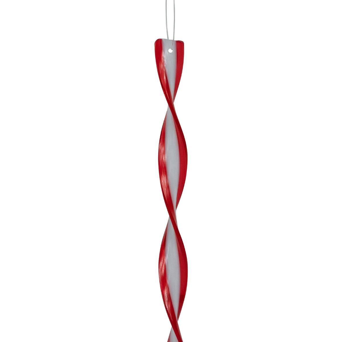 Northlight Seasonal 6ct. Red/White Swirl Christmas Ornaments