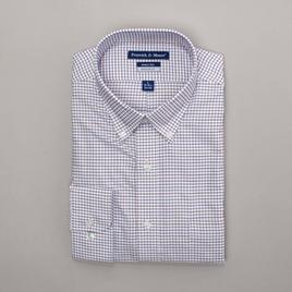 Mens Preswick & Moore(R) Regular Fit Oxford Dress Shirt - Navy