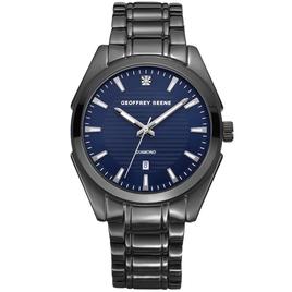 Mens Geoffrey Beene(R) 42mm Gunmetal-Tone Watch - GBA0041GU