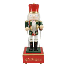 Northlight Seasonal 12in. Animated Cymbalist Nutcracker